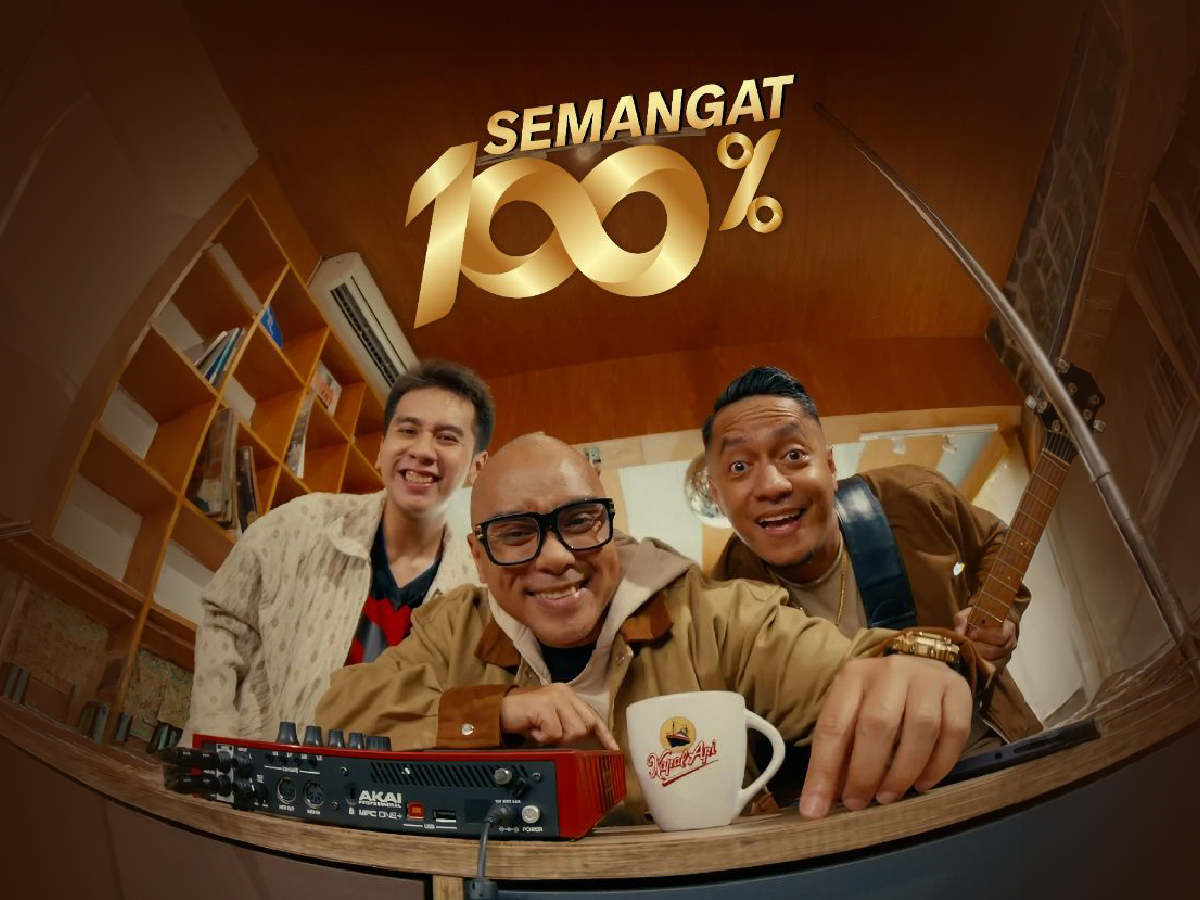 Lewat Anthem "100% Semangat", Kopi Kapal Api dan Saykoji Mengajak Indonesia Jalani Hari Tanpa Setengah-Setengah 
